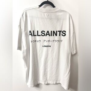 All Saints Underground Oversized Crew Neck T-Shirt